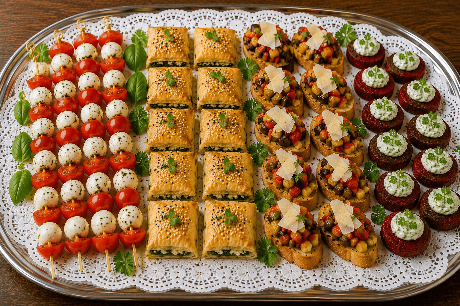 Fingerfood-Paket XI – Vegetarisch/vegan, groß